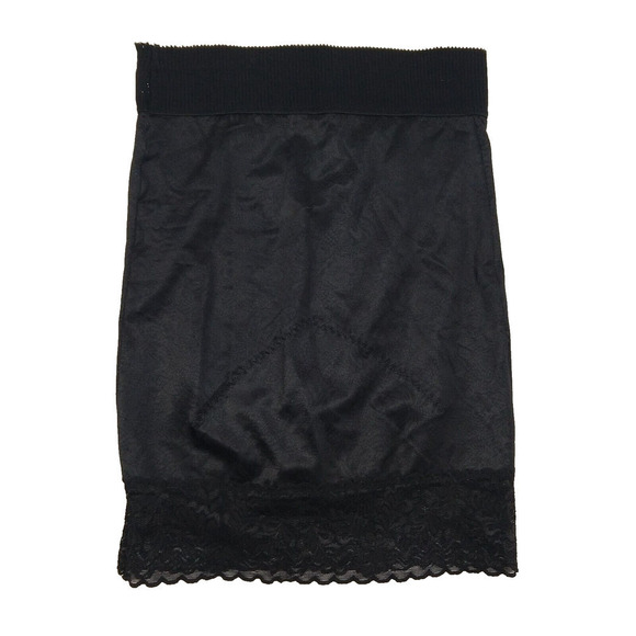 Vintage Flexees Black Shapewear Slip Skirt Size L Slimming Panty Pin Up Womens - Picture 3 of 4